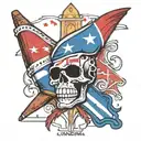 Havana, Cuban flag, cigar tattoo design idea
