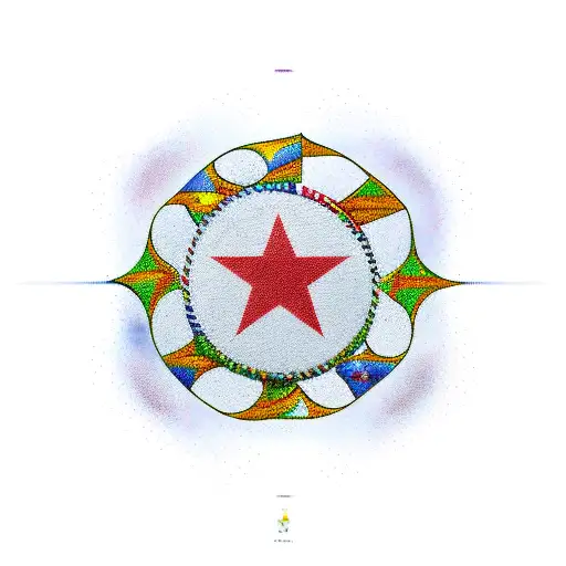 Combine the flags of Cameroon and Nicaragua in a unique design tattoo design idea