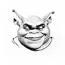 Shrek tattoo design idea