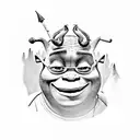 Shrek tattoo design idea