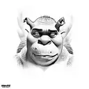Shrek tattoo design idea