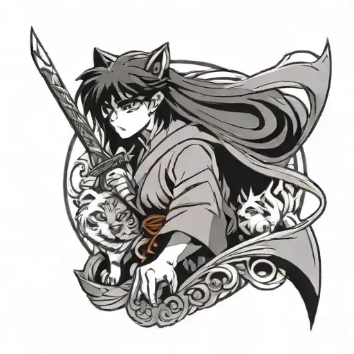 inuyasha tattoo design idea