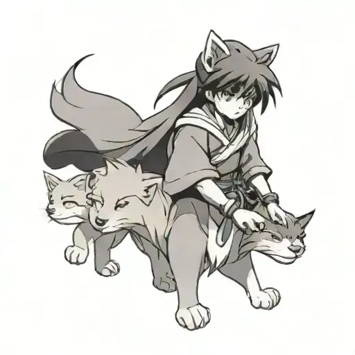 inuyasha tattoo design idea