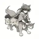 inuyasha tattoo design idea