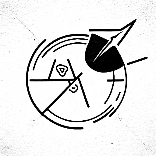 industry city whit green areas tattoo design idea