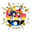 Sun and Moon tattoo design idea