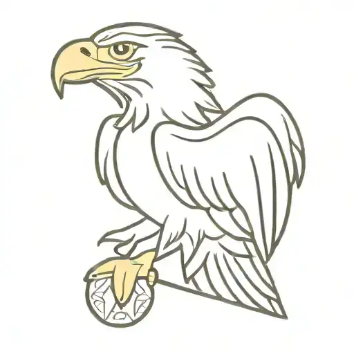 club America eagle tattoo design idea