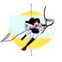 Bow and Arrow tattoo design idea