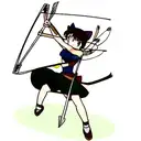 Bow and Arrow tattoo design idea