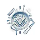 tools tattoo design idea