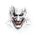 joker tattoo design idea