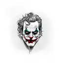 joker tattoo design idea