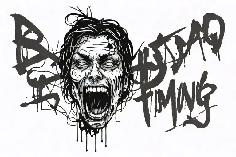 bad timing text written, depression, dark mood,  tattoo design idea