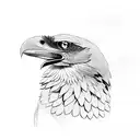 Raven snake tattoo design idea