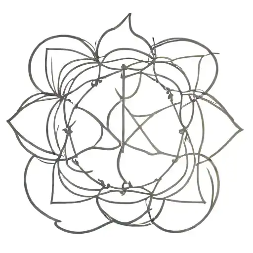 Ikigai symbol tattoo design idea