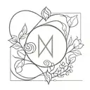 Ikigai symbol tattoo design idea