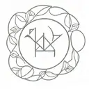 Ikigai symbol tattoo design idea