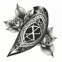 forearm trap tattoo design idea