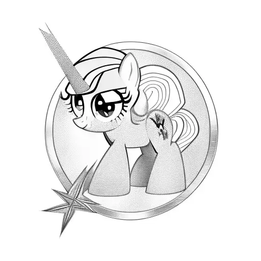 rarity cutiemark my little pony 3 diamonds tattoo design idea