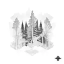Forest, war, Poland ,  tattoo design idea