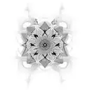 fractals nature tattoo design idea