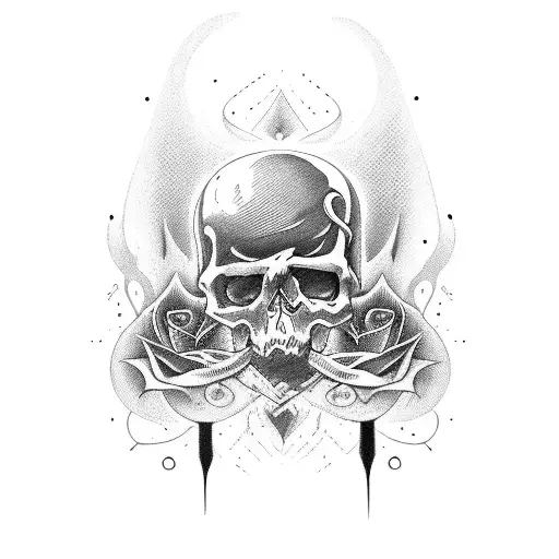 calligraphic gothic styled writing that says "death is certain life is not" tattoo design idea