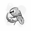 Chickadee tattoo design idea