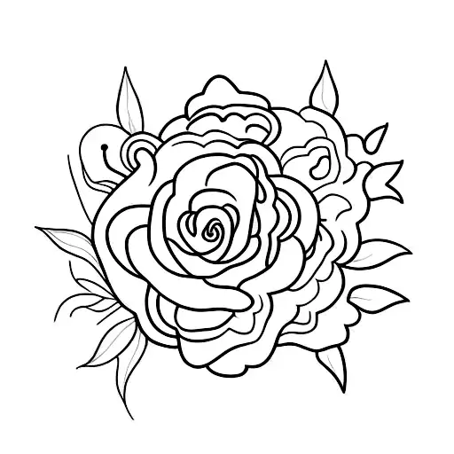 Floral collarbone tattoo tattoo design idea