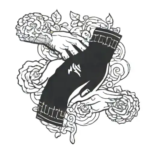 pinky promise dead friend tattoo design idea