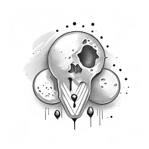 single Softe ice cream  tattoo design idea