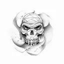 single Softe ice cream  tattoo design idea