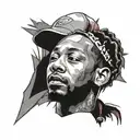 Kendrick Lamar tattoo design idea