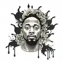 Kendrick Lamar tattoo design idea