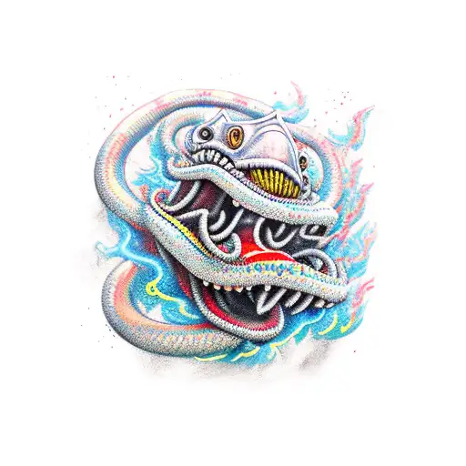 kracken firefighter tattoo design idea