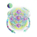 molecule dmt tattoo design idea