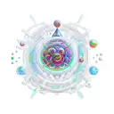 molecule dmt tattoo design idea