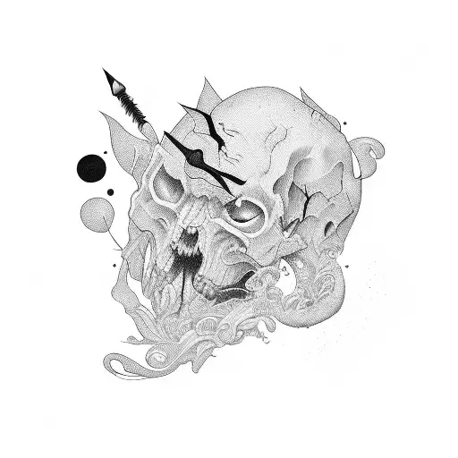 nothing is permanent tattoo design idea