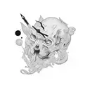 nothing is permanent tattoo design idea