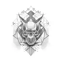 nothing is permanent tattoo design idea