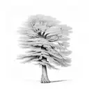 Hemlock Tree tattoo design idea