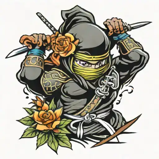 ninja tattoo tattoo design idea