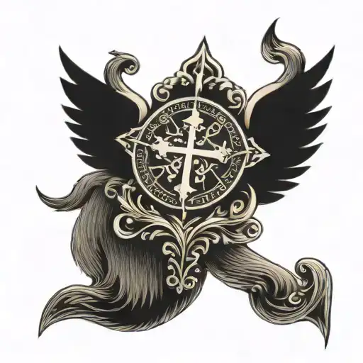 medium to small size tatoo; bible based; very unique;  tattoo design idea