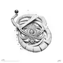 skyfall tattoo design idea