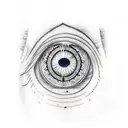 Evil Eye tattoo design idea