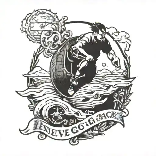 never go back even to get a running start tattoo design idea