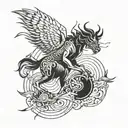 never go back even to get a running start tattoo design idea