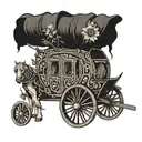 For the part reflecting Romani roots: We could include traditional Romani symbols such as a nomadic wagon or a flower (cha tattoo design idea