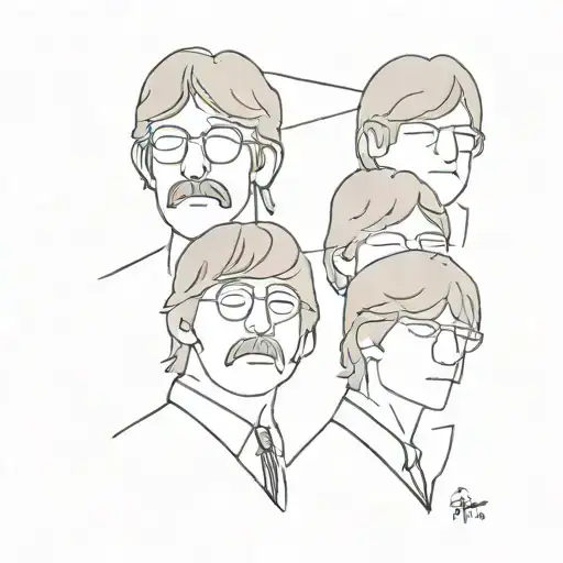 the Beatles  tattoo design idea