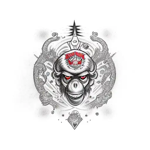 single amanita muscaria mushroom stoned ape theory tattoo design idea