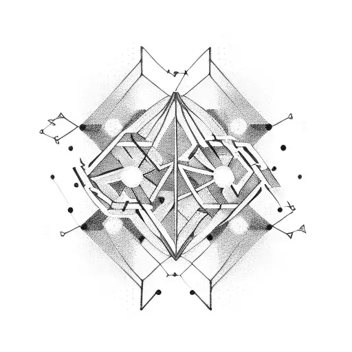 Libra constellation intertwined with binary code tattoo design idea
